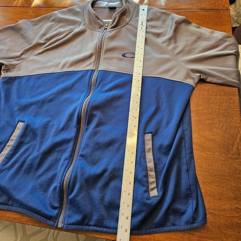 Vintage Oakley Men's "Track" Jacket, Gray/Blue, Sz XXL - Picture 13 of 16